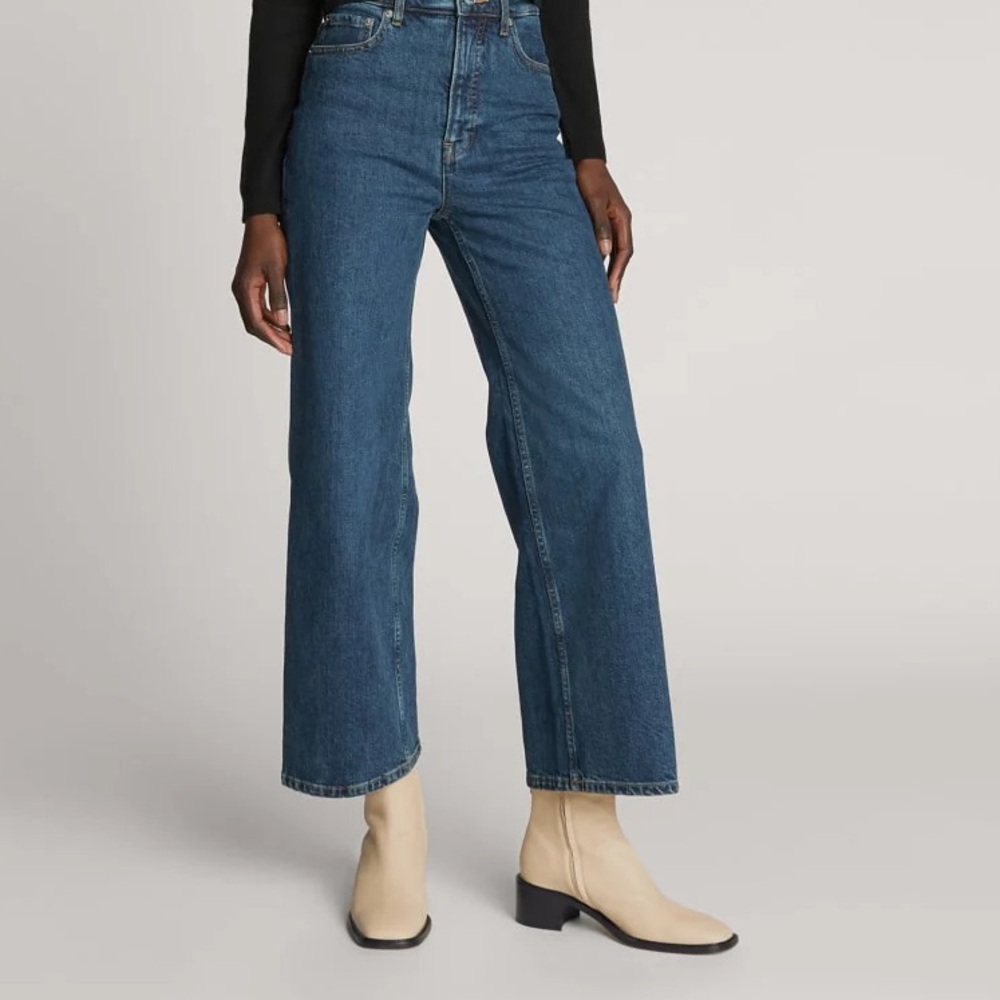 Everlane The City Boots Minimalist Cream Size 9 EUC